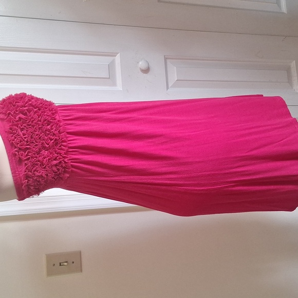 a.n.a Pink Strapless Dress, Size M - Picture 4 of 8